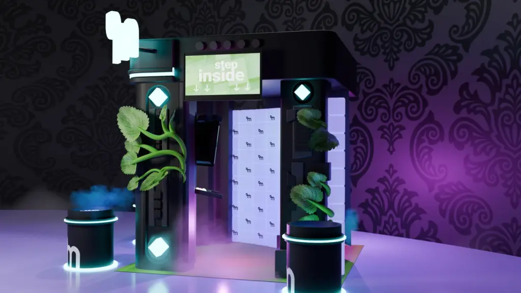 Photo booth in 3D: Render, Blender
