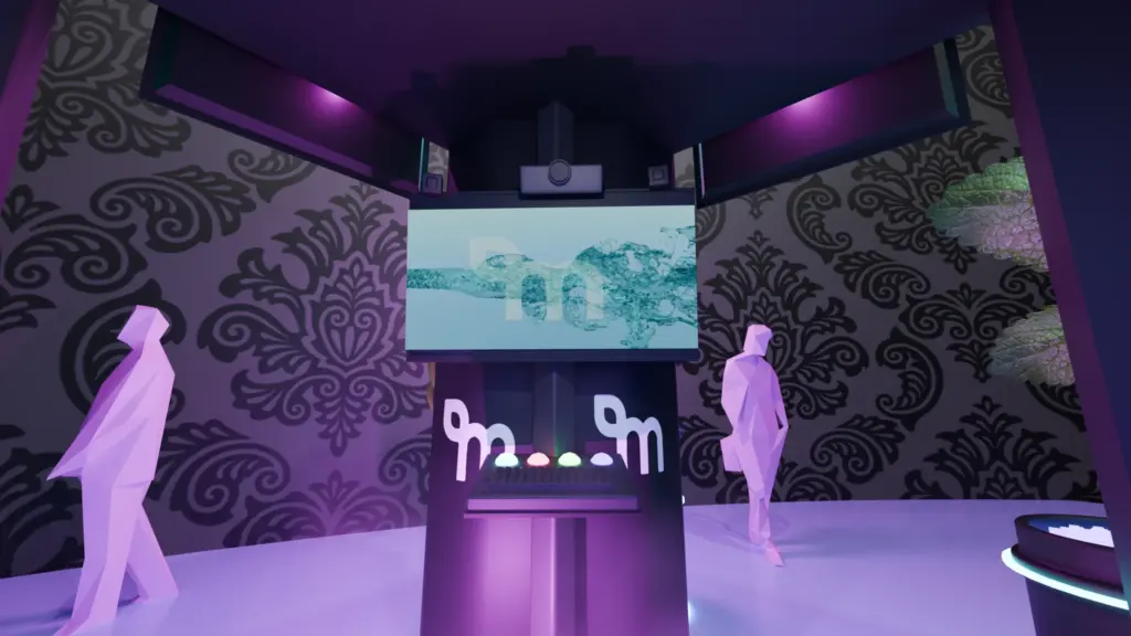 Photo booth in 3D: Render, Blender