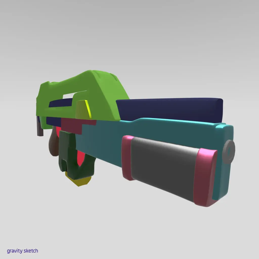 pulse-rifle: Block-out, Gravity Sketch